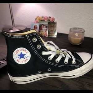 Brand New Black Hightop Converse